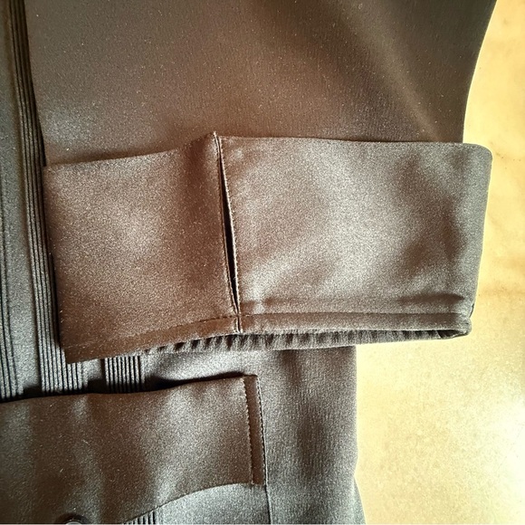 NWT El General Men's L Western Shirt Black Short Sleeve Shiny- Button Front - Picture 7 of 10